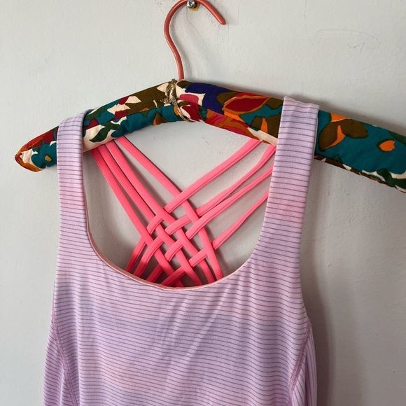 Lululemon Athletica Purple Pink Backless Tank Top - Picture 4 of 8